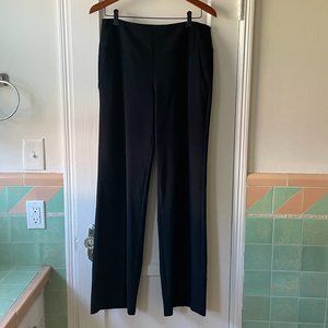 Y2K black wide-leg trousers, sz 8